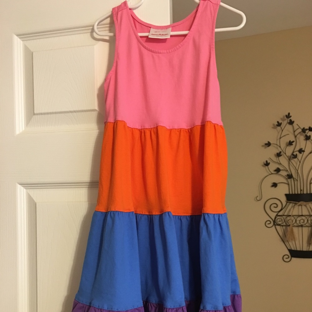Hanna Andersson Multi color dress size 6/7